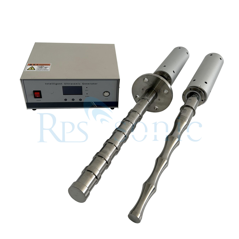 Ultrasonic homogenizer emulsifier in different industrial usage with high amplitude sonotrode