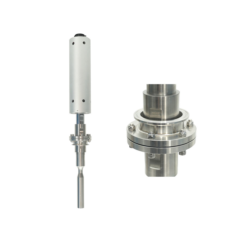 Ultrasonic homogenizer for the industrial production of pigment and polymer dispersions