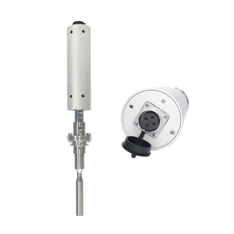 Ultrasonic homogenizer for the industrial production of pigment and polymer dispersions
