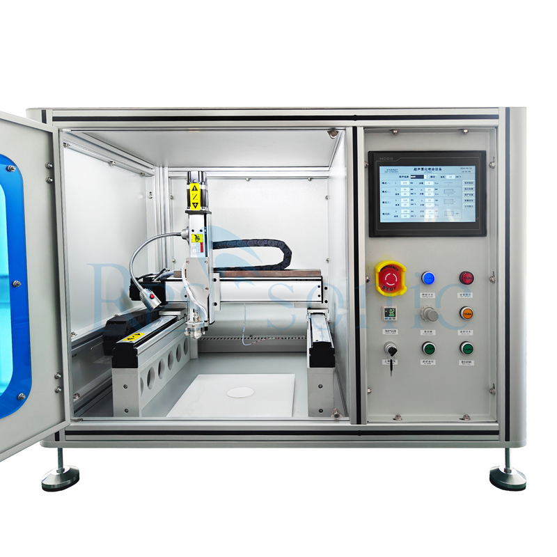 Ultrasonic Spray Coating for the Fabrication of Polymeric Organic Light-Emitting Diodes